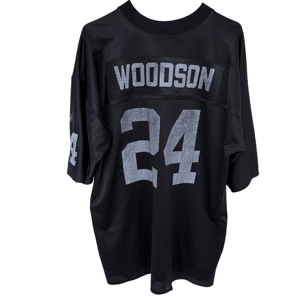 Vintage Charles Woodson Raiders Football‎ Jersey XL Men's Puma Oakland Las Vegas